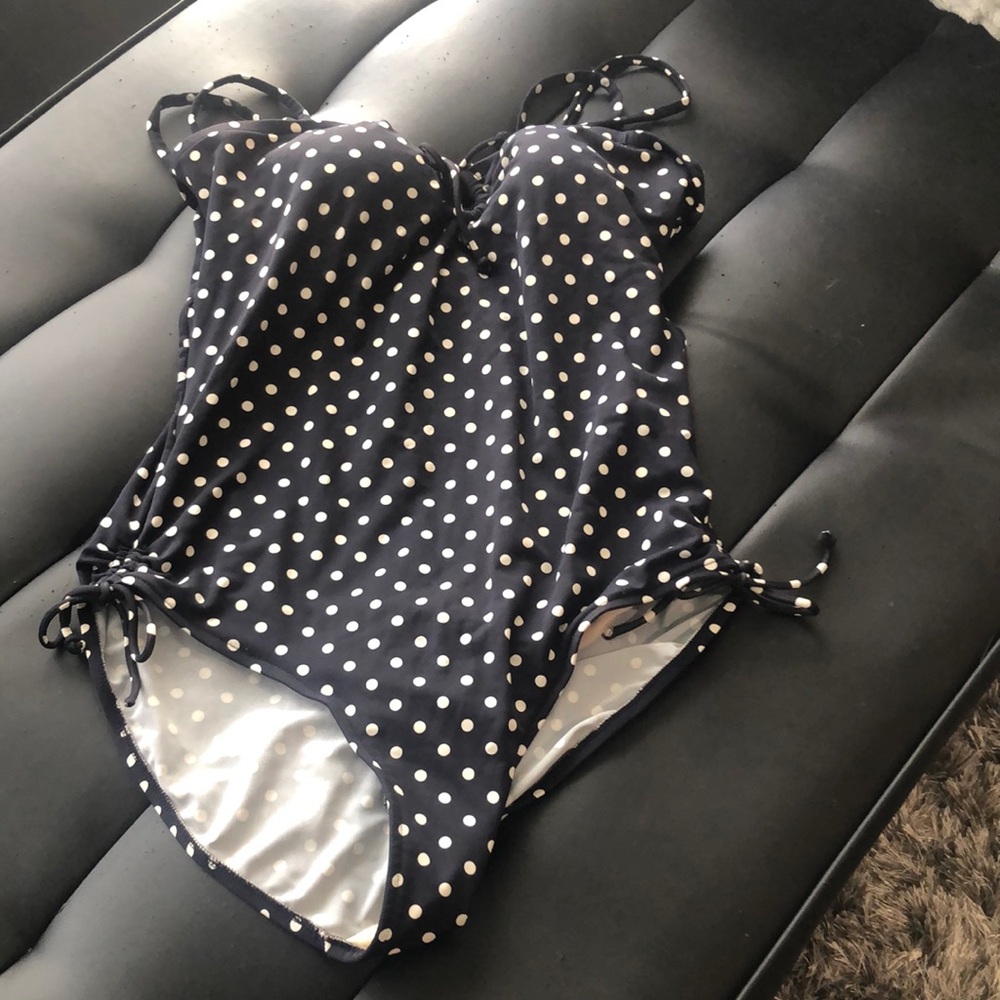 Poka dot swimsuit